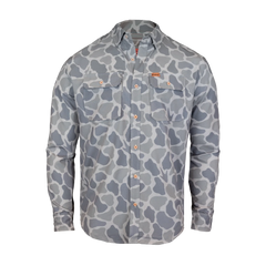 L/S Airflow Button-down | Faded Duck Camo