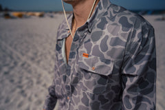 L/S Airflow Button-down | Faded Duck Camo